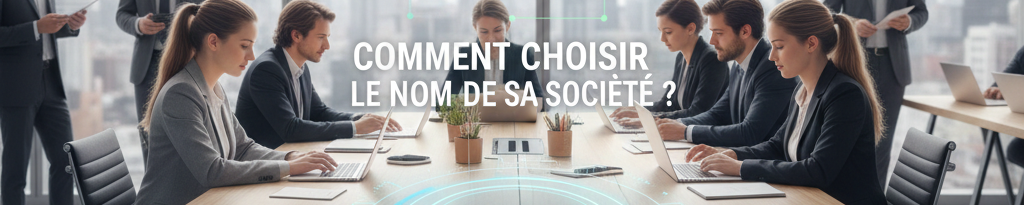 Comment choisir le nom de sa société